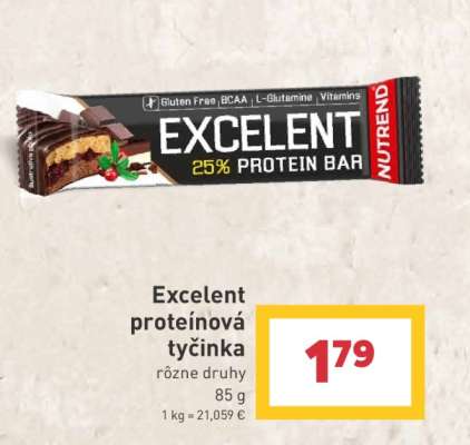 Excelent proteínová tyčinka