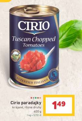 Cirio paradajky