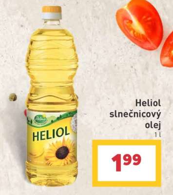 Heliol slnečnicový olej 1 l