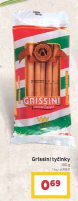 Grissini tyčinky