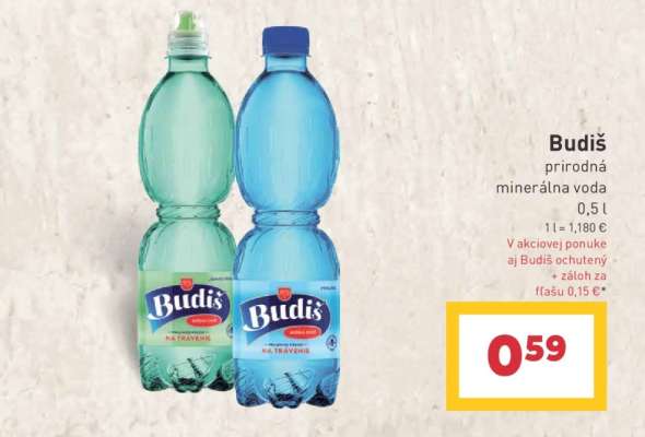 Budiš prírodná minerálna voda