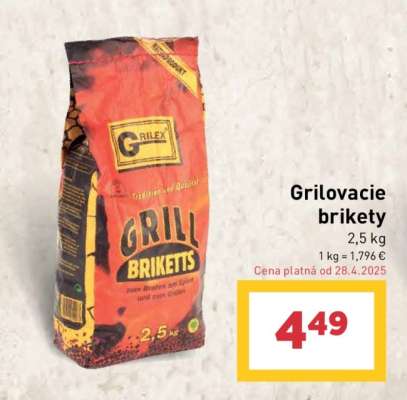 Grilovacie brikety