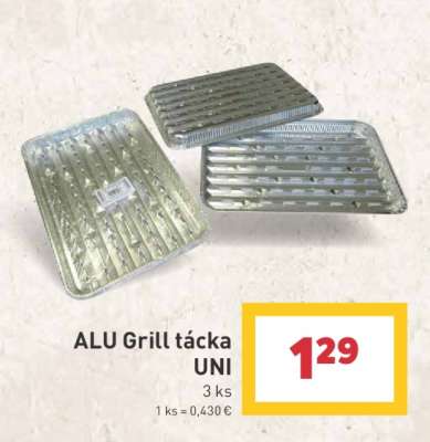 ALU Grill tácka UNI