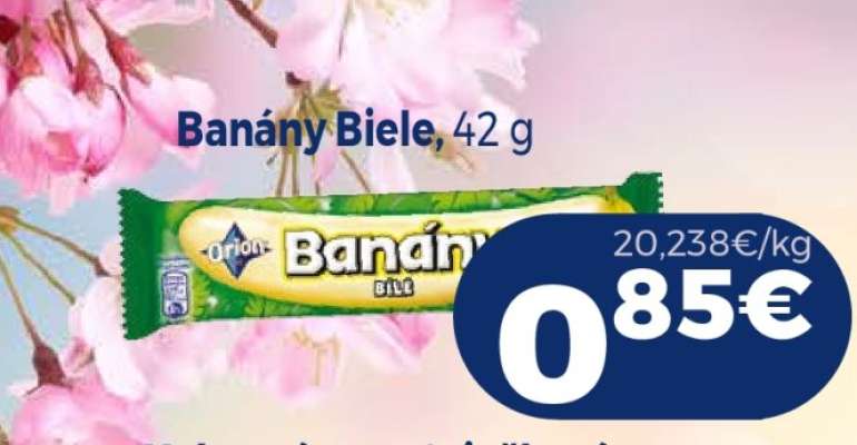 Banány biele
