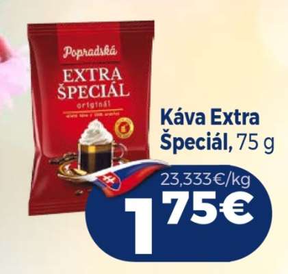 Káva Extra Špeciál, 75 g