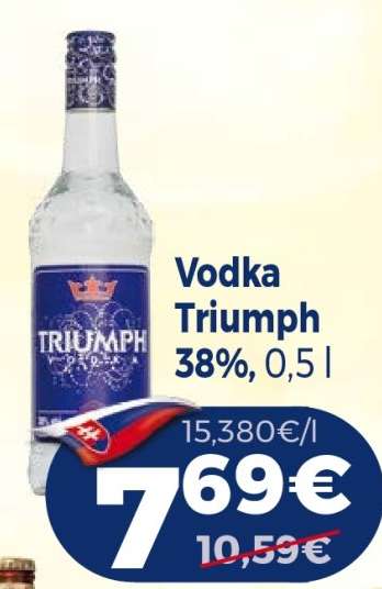 Vodka Triumph 38%, 0,5 l
