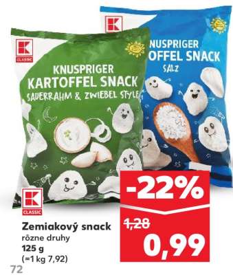 Zemiakový snack