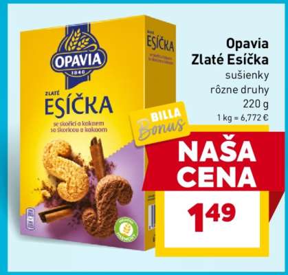 Opavia Zlaté Esíčka