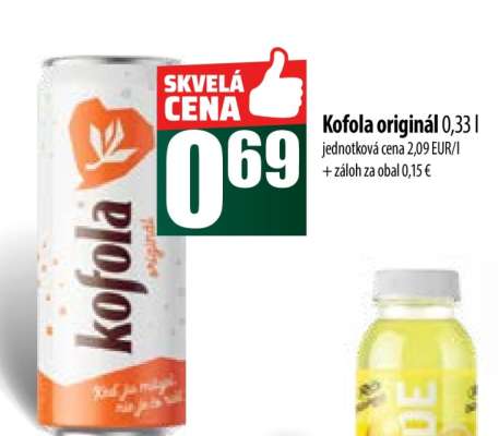 Kofola original 0,33 l