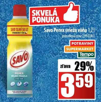 Savo Perex svieža vôňa