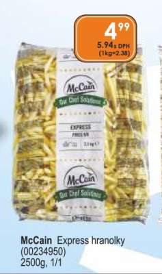 McCain Express hranolky