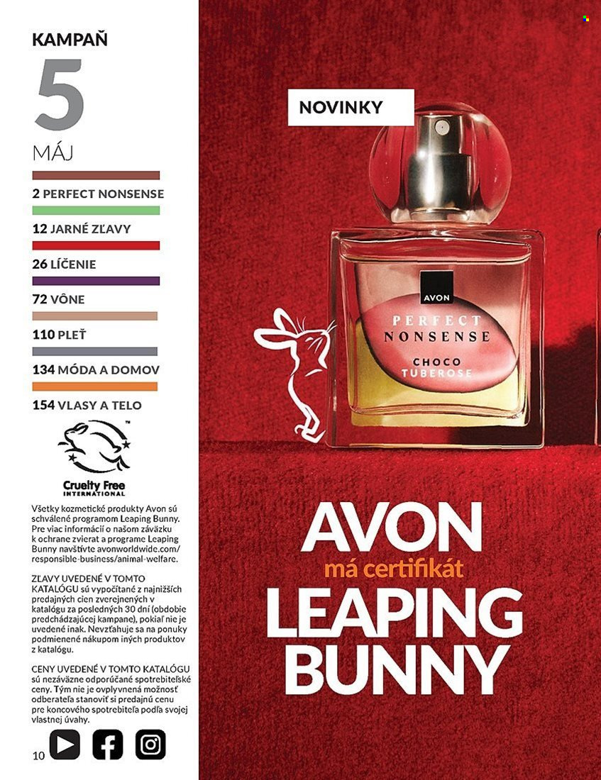 Leták Avon - 1.5.2025 - 31.5.2025. Strana 1