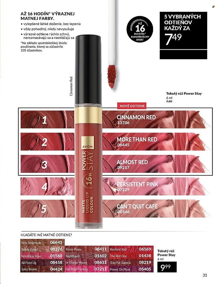 Leták Avon - 1.5.2025 - 31.5.2025. Strana 1