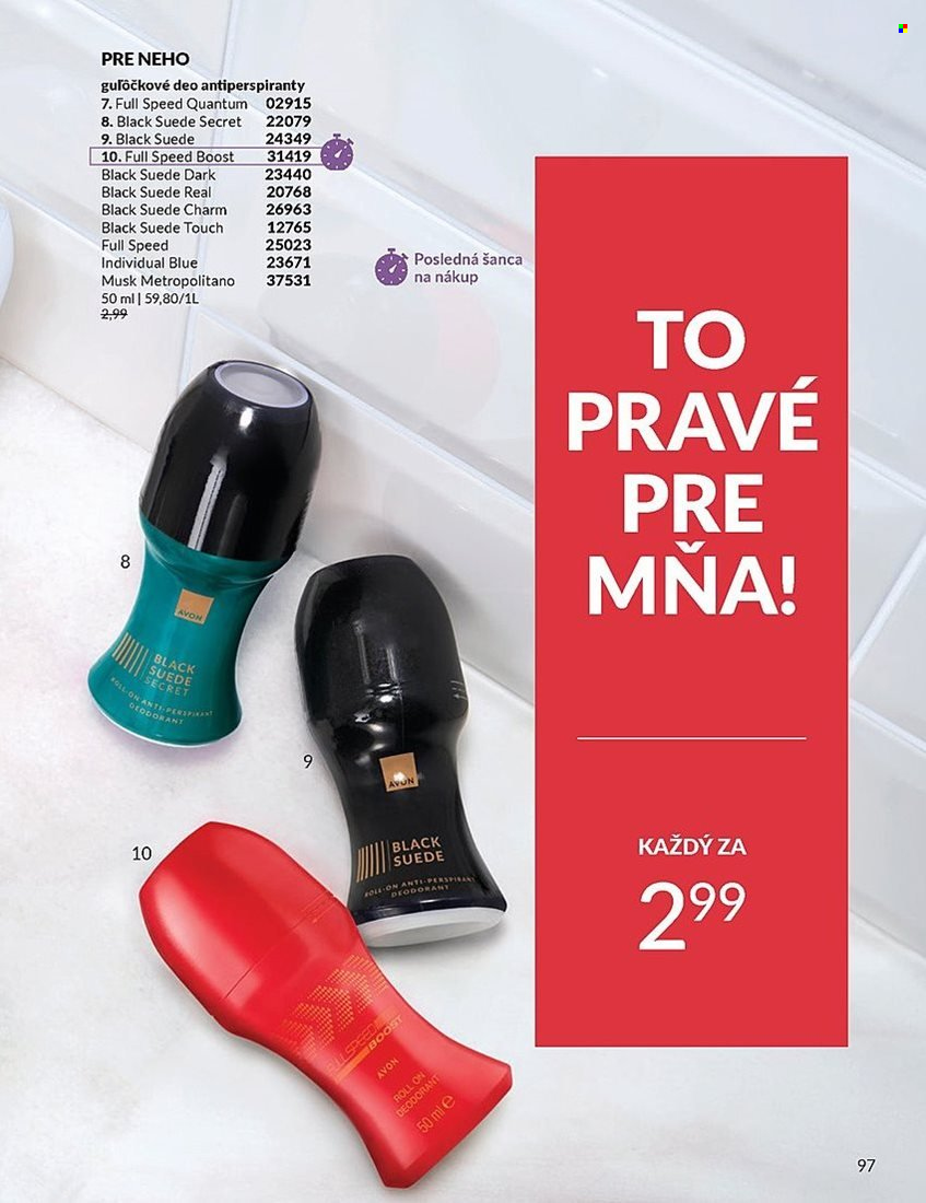 Leták Avon - 1.5.2025 - 31.5.2025. Strana 1