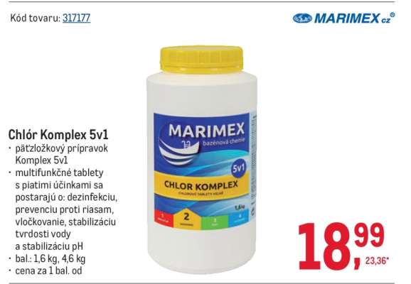 Chlór Komplex 5v1