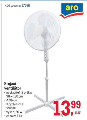 Stojací ventilátor