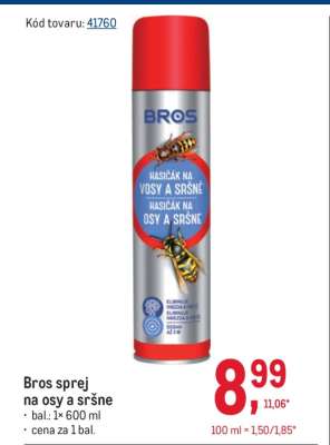 Bros – sprej na osy a sršne