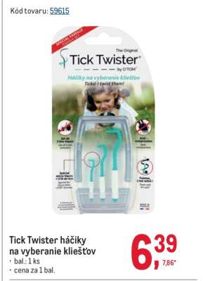 Tick Twister háčiky na vyberanie kliešťov