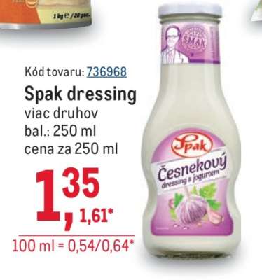 Spak dressing