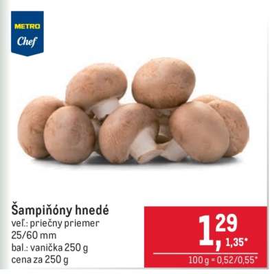 Šampiňóny hnedé