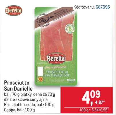 Prosciutto San Danielle