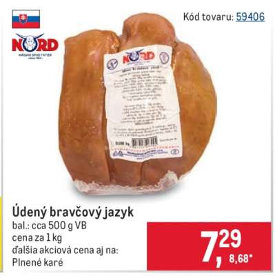 Údený bravčový jazyk