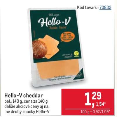 Hello-V cheddar