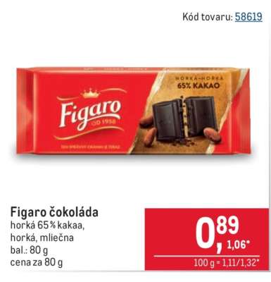 Figaro čokoláda