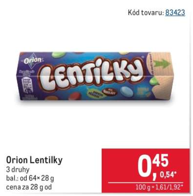 Orion LENTILKY
