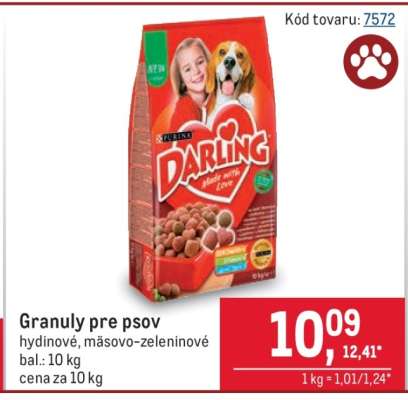 Granuly pre psov