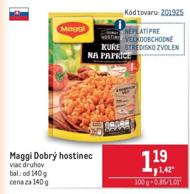 Maggi Dobrý hostinec
