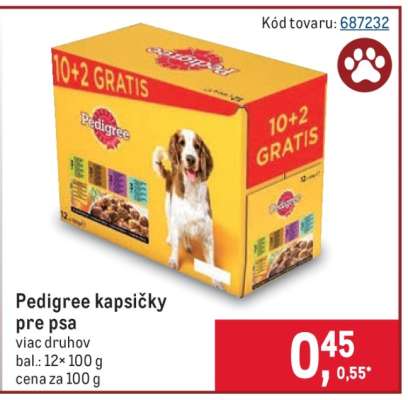 Pedigree kapsičky pre psa
