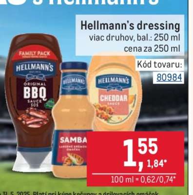 Hellmann's dressing