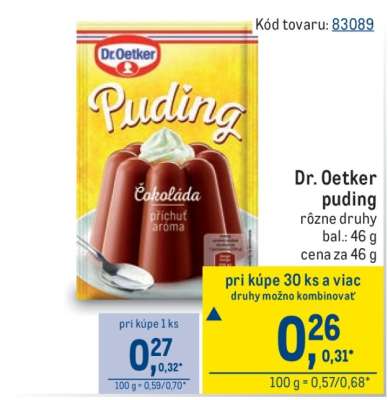 Dr. Oetker puding