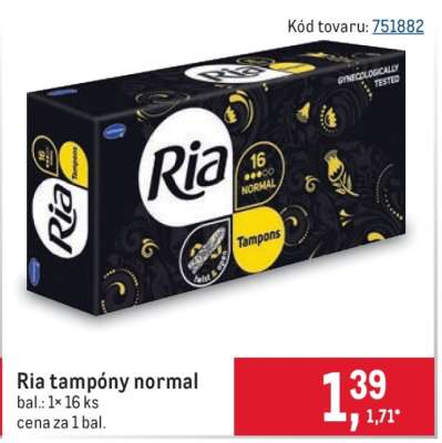 Ria tampóny normal