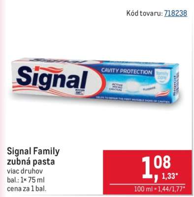 Signal family zubná pasta