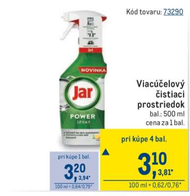 Viacúčelový čistiaci prostriedok