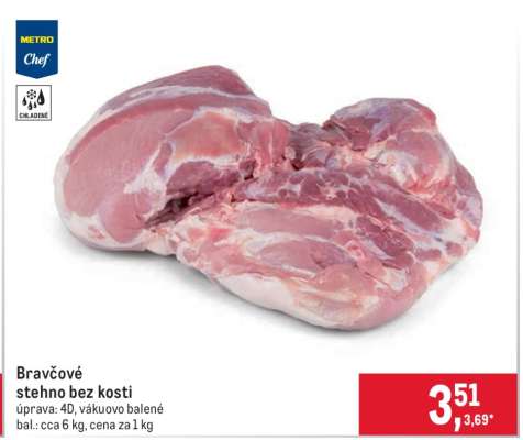 Bravčové stehno bez kosti