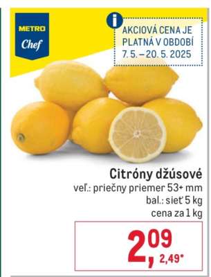 Citróny džúsové