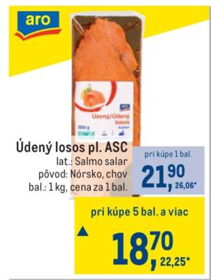 Údený losos pl. ASC