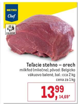 Teľacie stehno – orech