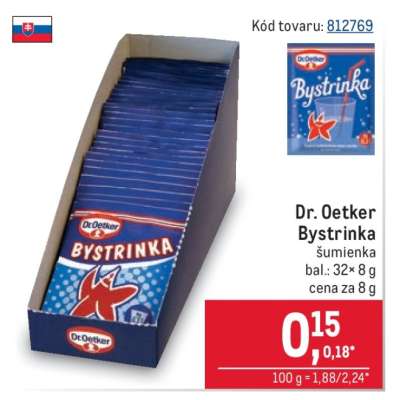 Dr. Oetker Bystrinka
