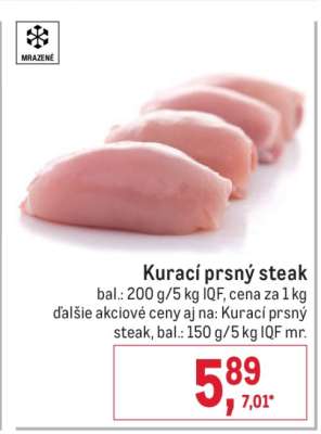 Kurací prsný steak