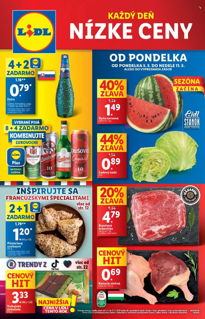 Leták Lidl - 5.5.2025 - 11.5.2025.