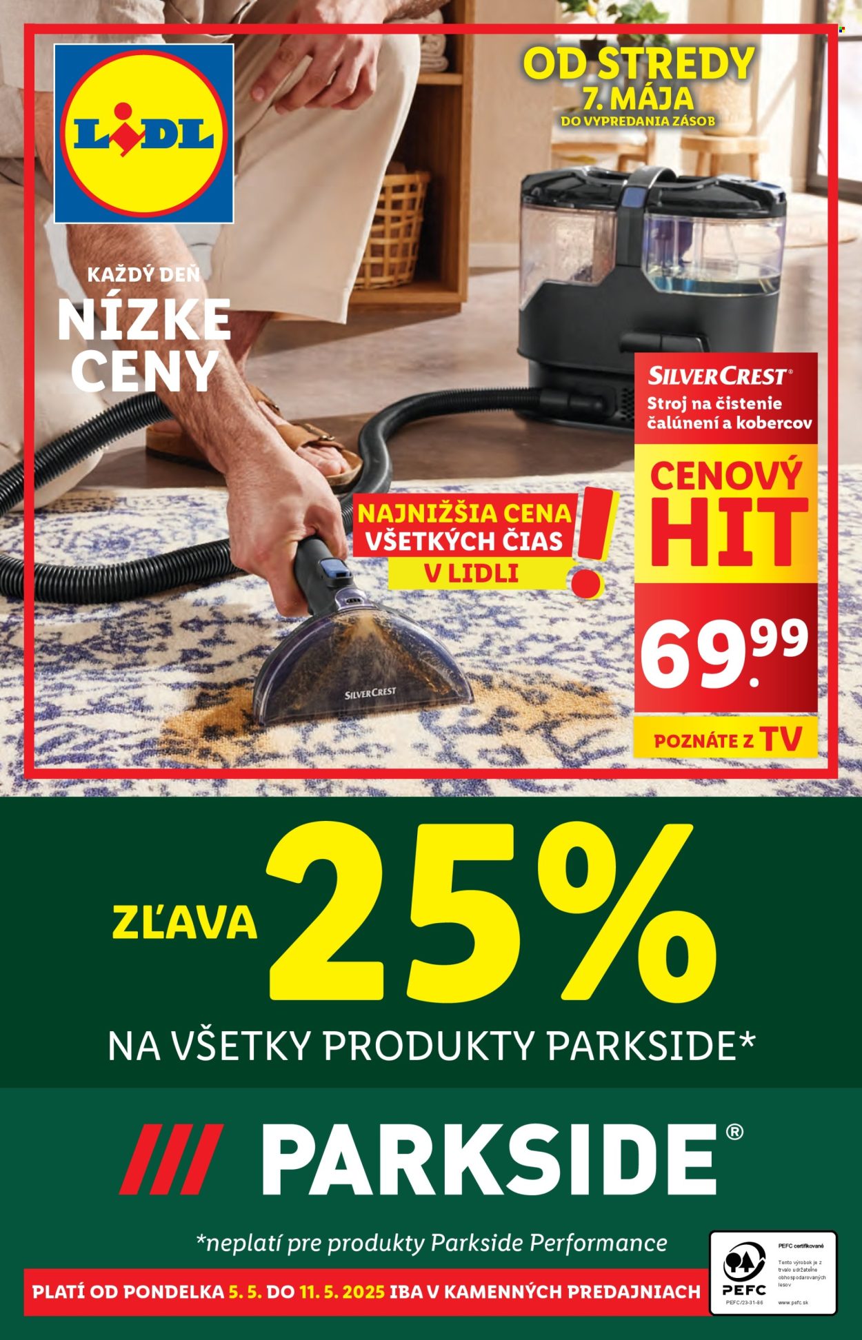 Leták Lidl - 5.5.2025 - 11.5.2025. Strana 1