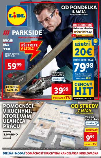 Leták Lidl.