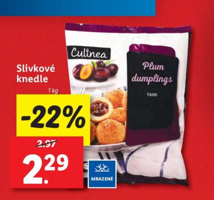 Slivkové knedle