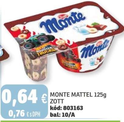 MONTE MATTEL 125g ZOTT