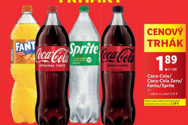 Coca Cola / Coca Cola Zero /Fanta / Sprite