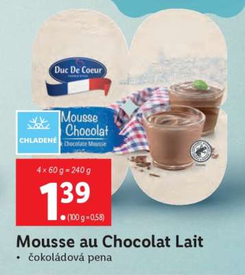 Mousse au Chocolat Lait